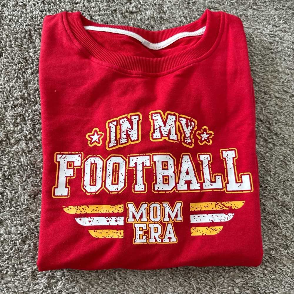 Red Kids Football Graphic Tee